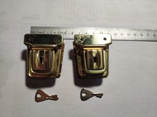 2x Verschluss für Ranzen Schulranzen Aktentasche Ledertasche mit Schlüssel