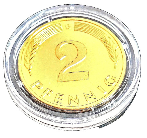 Brd 52pfennig vergoldet - 52pfennig,