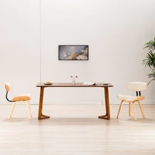 Esszimmerstühle 2 Stk. Creme