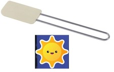 Teigschaber Griff edelstahl