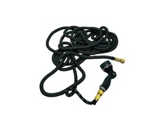 Flexibler Gartenschlauch Ausziehbar mit 10 Funktionen 3/4 und 1/2 Zoll 15 M Grün