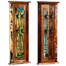 2x Wandgarderobe Massivholz