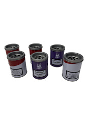 Sturmaschenbecher Aschenbecher  Metall  lustige Warnhinweise 6 Stück Set Repo.