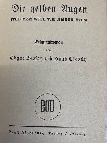 Die gelben augen the man - gelben,