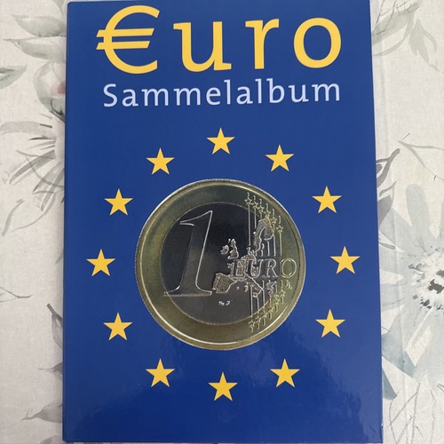 Euro sammelbuch fast ganz voll - euro,