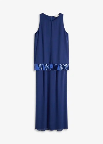 Maxikleid aus feinem georgette - feinem,