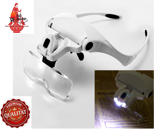 Lupenbrille mit led licht - mit,