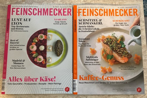 Zeitschrift feinschmecker - 2x,
