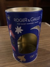 Seifendose Roger & Gallet, leer, als Windlicht m. Schattenwurf nutzbar, Metall