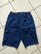 Herren Jeans Shorts Gummizugbund, Luigi Morini, Gr. 24, Modell Passau, Top