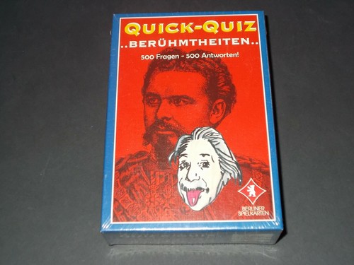Quick quiz berühmtheiten - quick, "