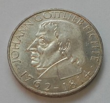 5 DM Deutsche Mark 1964 Johann Gottlieb Fichte (1)