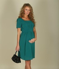 Umstandskleid Chiffon  grün