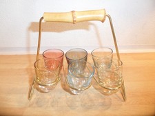 6 Bunte Schnapsgläser im