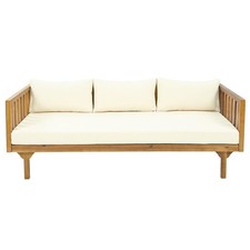 Elegant Beige Daybed: 3-Seater