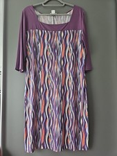 🟪🟧 bpc bonprix NEU Tunika Kleid Gr.44/46❗️s.Maße❗️knielang 3/4 Arm Hingucker