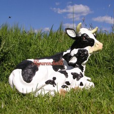 Kuh Kalb Gartenfigur Dekofigur