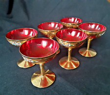 6 Stück Murano Sektkelche