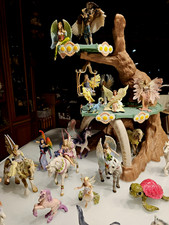 Schleich  Elfen Sommerhaus.. 12 Elfen + 16 Pferde, Mystische Wesen ..wie neu