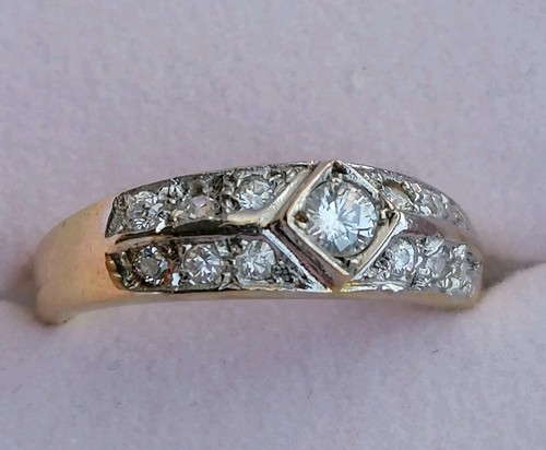 Damenring 585er gelbgold - damenring,