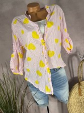 NEU crinkle Hemd BLUSE luftig