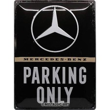 Nostalgic-Art - Garagen Blechschild Metallschild 30x40cm - Mercedes-Benz Parking