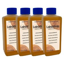 4 x 250 ml Leinöl Firnis