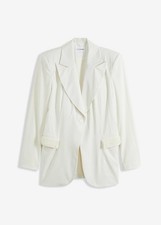 Blazer mit Perlen Details Gr