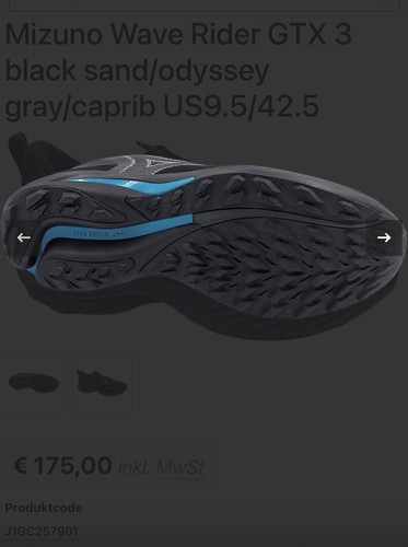 Mizuno wave rider gtx herren - wave, 3