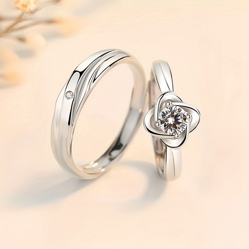 Elegantes partner ring set - elegantes, mit