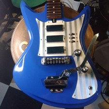 E-Gitarre Blue 3-Pickup TEISCO