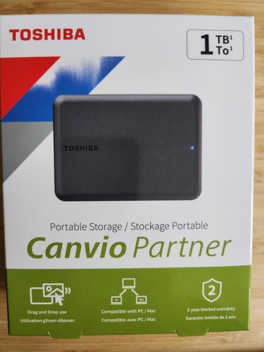 Toshiba canvio partner 1tb - toshiba,