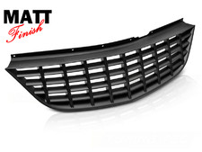 Sportgrill  für Opel Corsa D bis 2010 Frontgrill ohne Logo schwarz matt
