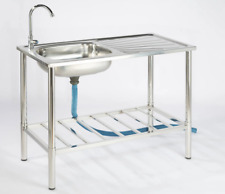 Multifunktionswaschtisch Edelstahl Waschtisch Spülbecken Spüle Spültisch NEU