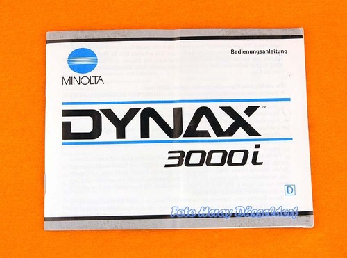 Minolta dynax 3000i originale - minolta,