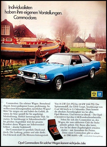 Opel commodore coupe - commodore, b