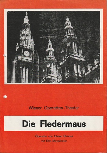 Programmheft die fledermaus - die,