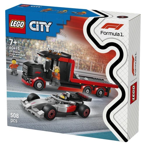 Lego city display truck - lego, f1