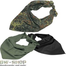 BUNDESWEHR DREIECKSTUCH BW HALSTUCH TUCH BANDANA KOPFTUCH OLIV SCHWARZ FLECKTARN