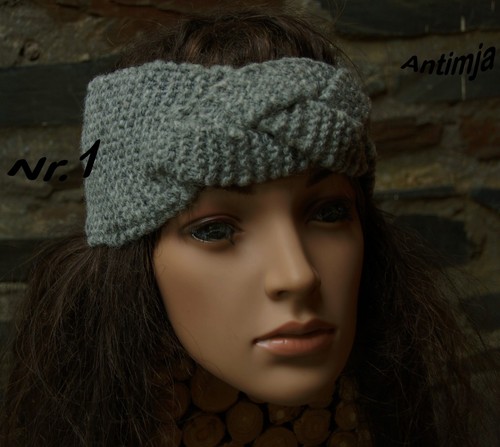 Stirnband handgestrickt - stirnband,