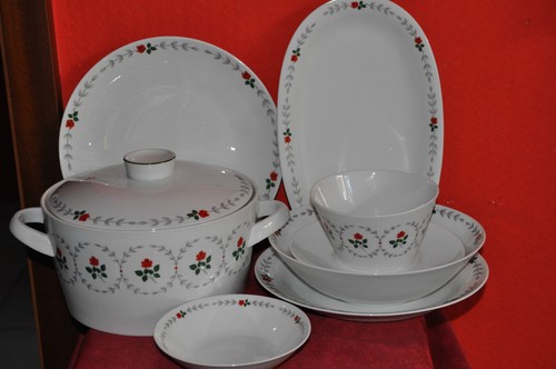 Speisegeschirr rosendekor - speisegeschirr,,