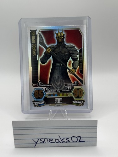 Star wars force attax savage - wars,