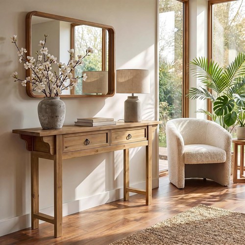 Massivholz konsolentisch 160cm - konsolentisch,