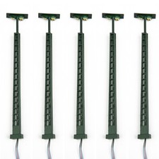 5 Stk, Modell Bahnleuchten-Gittermastleuchte,spur N 1:160 LED Licht Layout Lamp,