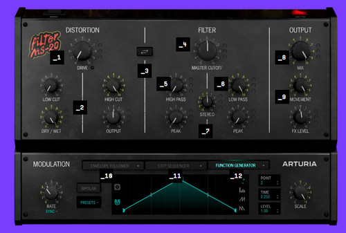 Arturia filter license - filter,