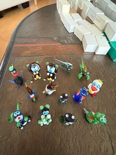 Glas figuren tiere klein - tiere,