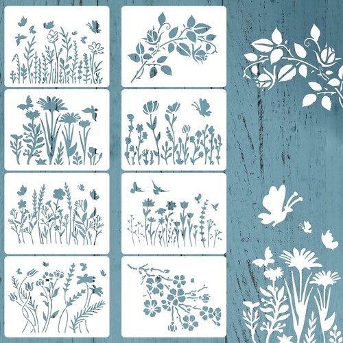 Malerei schablonen set - malerei, 8