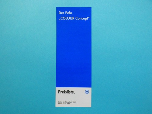 Prospekt preisliste vw - preisliste,