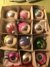 Alter Christbaumschmuck Reflex Kugeln Lauscha Weihnachtsbaumbehang