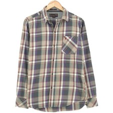 MSC Marlboro Classics Kariertes Mehrfarbiges Slim Shirt Fz3 Größe M